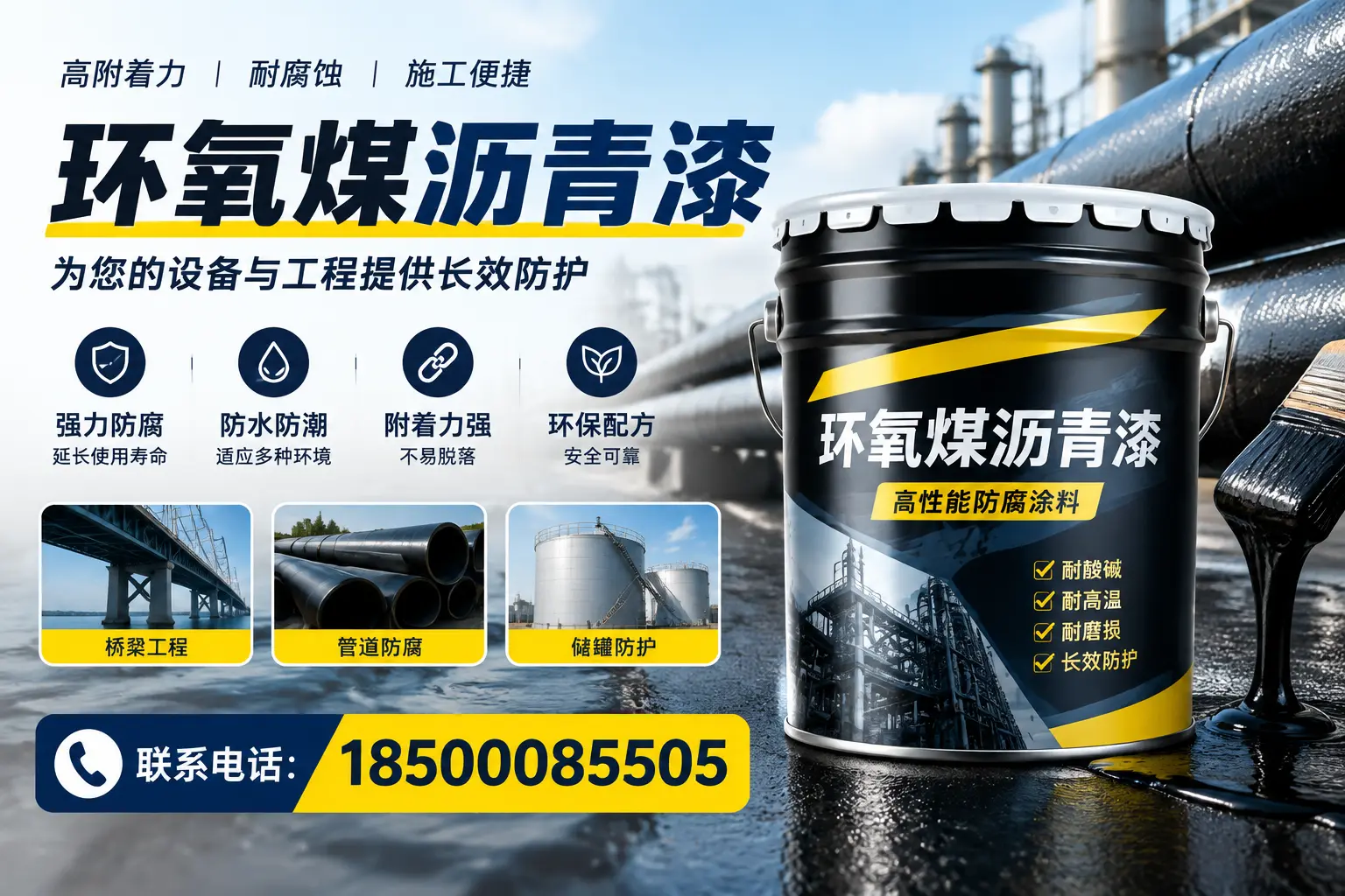 环氧煤沥青漆与其他涂料的对比分析,助力承德企业决策